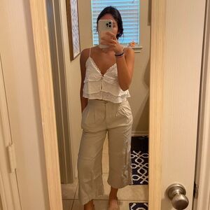 Antonio Melani Wide Leg Cropped Pants